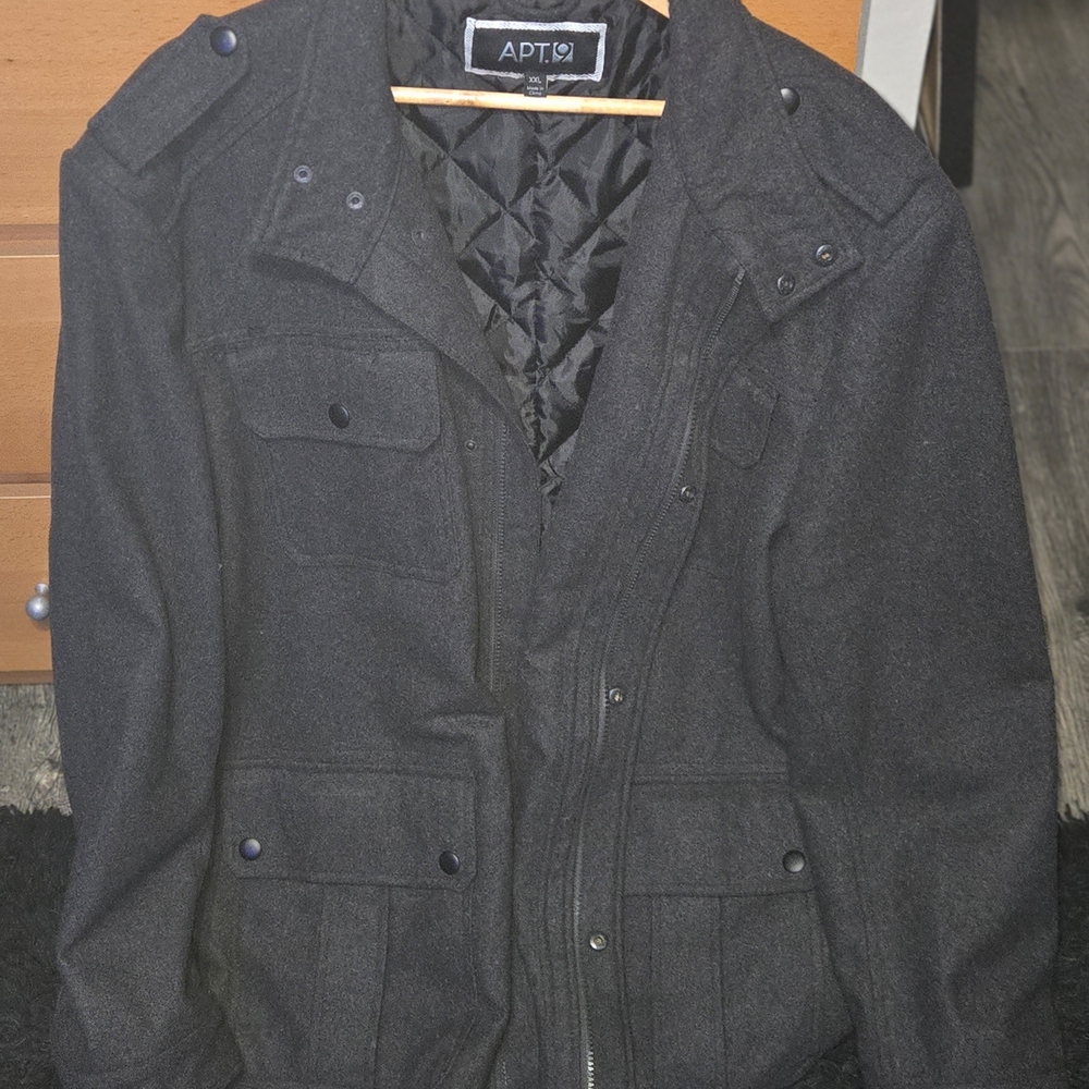 Apt. 9 Charcoal Military Jacket